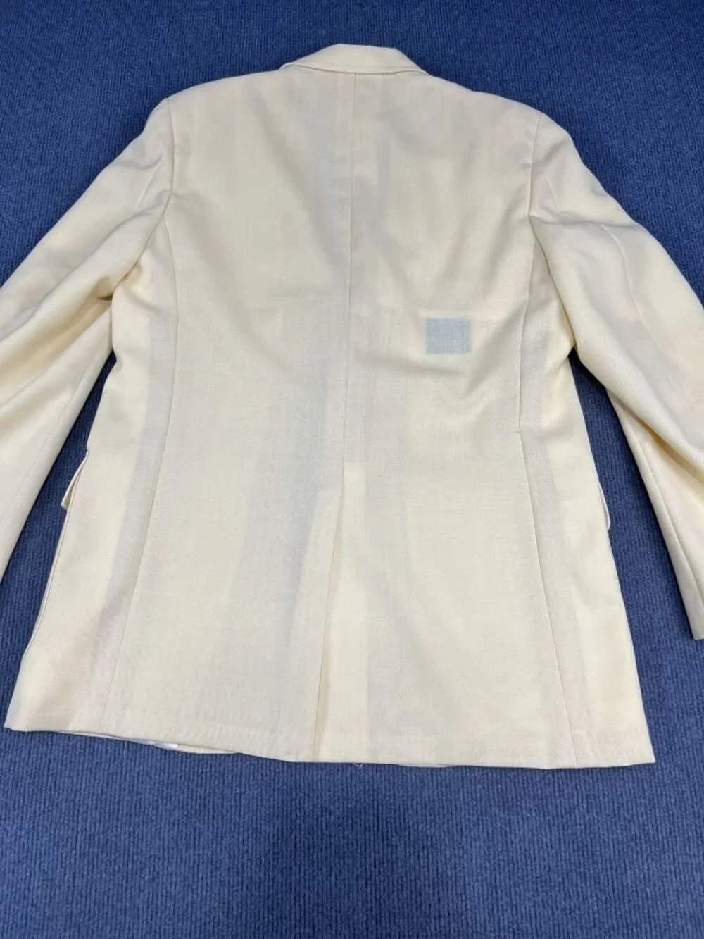 Cricketeer Mens  Yellow Blazer 2-Button Sport Coat 38